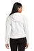 New Era LNEA540 Womens STS Full Zip Hooded Sweatshirt Hoodie w/ Pockets Fan White Model Back