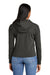 New Era LNEA540 Womens STS Full Zip Hooded Sweatshirt Hoodie w/ Pockets Graphite Grey Model Back