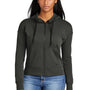 New Era Womens STS Full Zip Hooded Sweatshirt Hoodie w/ Pockets - Graphite Grey