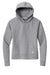 New Era LNEA550 Womens Comeback Fleece Hooded Sweatshirt Hoodie w/ Pouch Pocket Heather Grey Flat Front