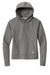 New Era LNEA550 Womens Comeback Fleece Hooded Sweatshirt Hoodie w/ Pouch Pocket Heather Dark Grey Flat Front