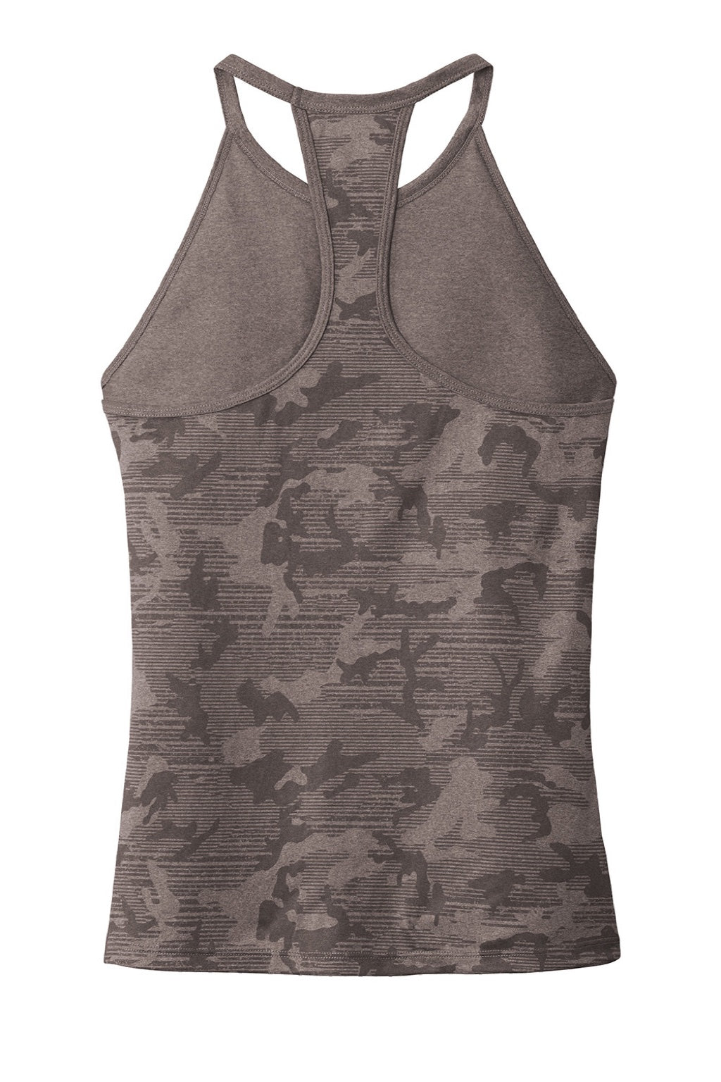 Ogio LOE323 Womens Endurance Pulse Phantom Moisture Wicking Tank Top Gear Grey Camo Flat Back