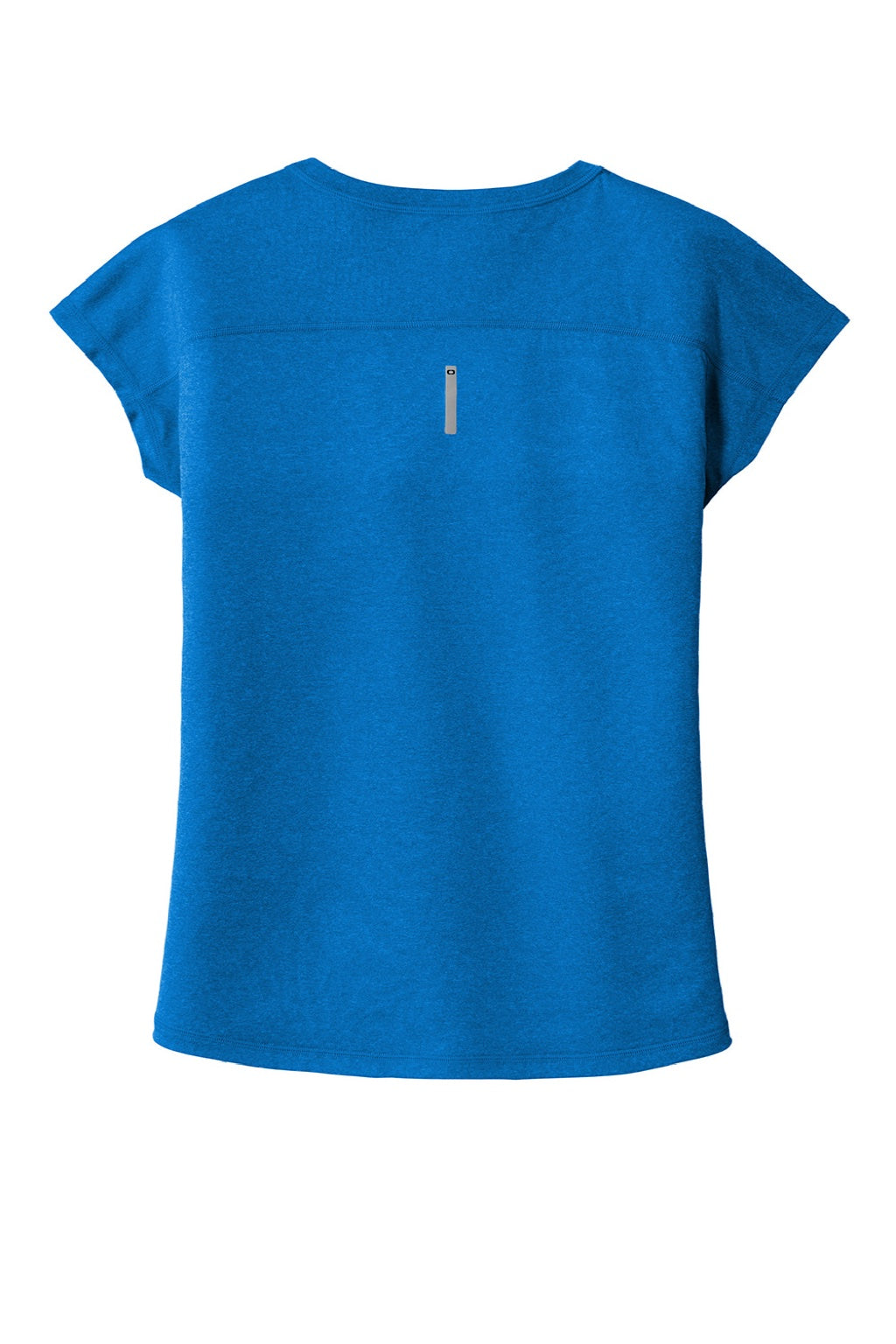 Ogio LOE324 Womens Endurance Pulse Moisture Wicking Short Sleeve Crewneck T-Shirt Electric Blue Flat Back