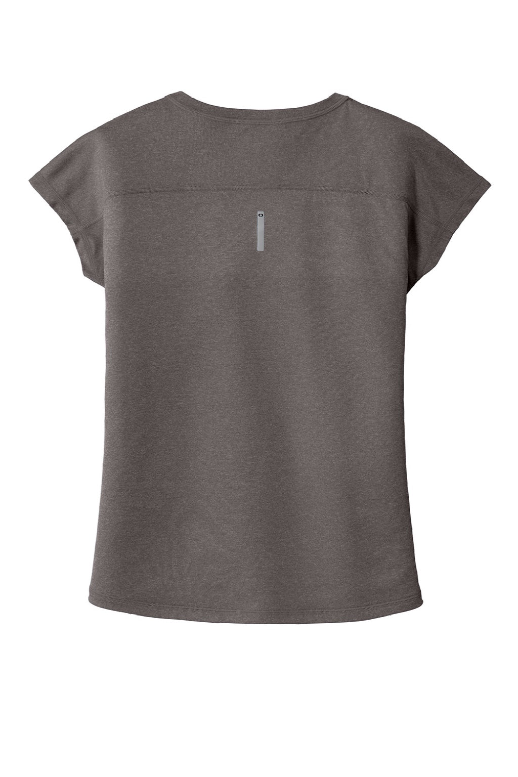 Ogio LOE324 Womens Endurance Pulse Moisture Wicking Short Sleeve Crewneck T-Shirt Gear Grey Flat Back