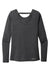 Ogio LOE340 Womens Endurance Force Moisture Wicking Long Sleeve Crewneck T-Shirt Heather Blacktop Flat Back