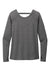 Ogio LOE340 Womens Endurance Force Moisture Wicking Long Sleeve Crewneck T-Shirt Heather Gear Grey Flat Front