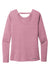 Ogio LOE340 Womens Endurance Force Moisture Wicking Long Sleeve Crewneck T-Shirt Heather Lilac Pink Flat Back
