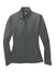 Ogio LOE551 Womens Endurance Radius Moisture Wicking Full Zip Sweatshirt w/ Pockets Gear Grey Flat Front