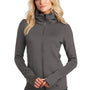 Ogio Womens Endurance Modern Performance Moisture Wicking Full Zip Sweatshirt w/ Pockets - Tarmac Grey