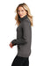 Ogio LOE703 Womens Endurance Modern Performance Moisture Wicking Full Zip Sweatshirt w/ Pockets Tarmac Grey Model Side