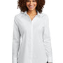 Ogio Womens Commuter Long Sleeve Button Down Shirt - White