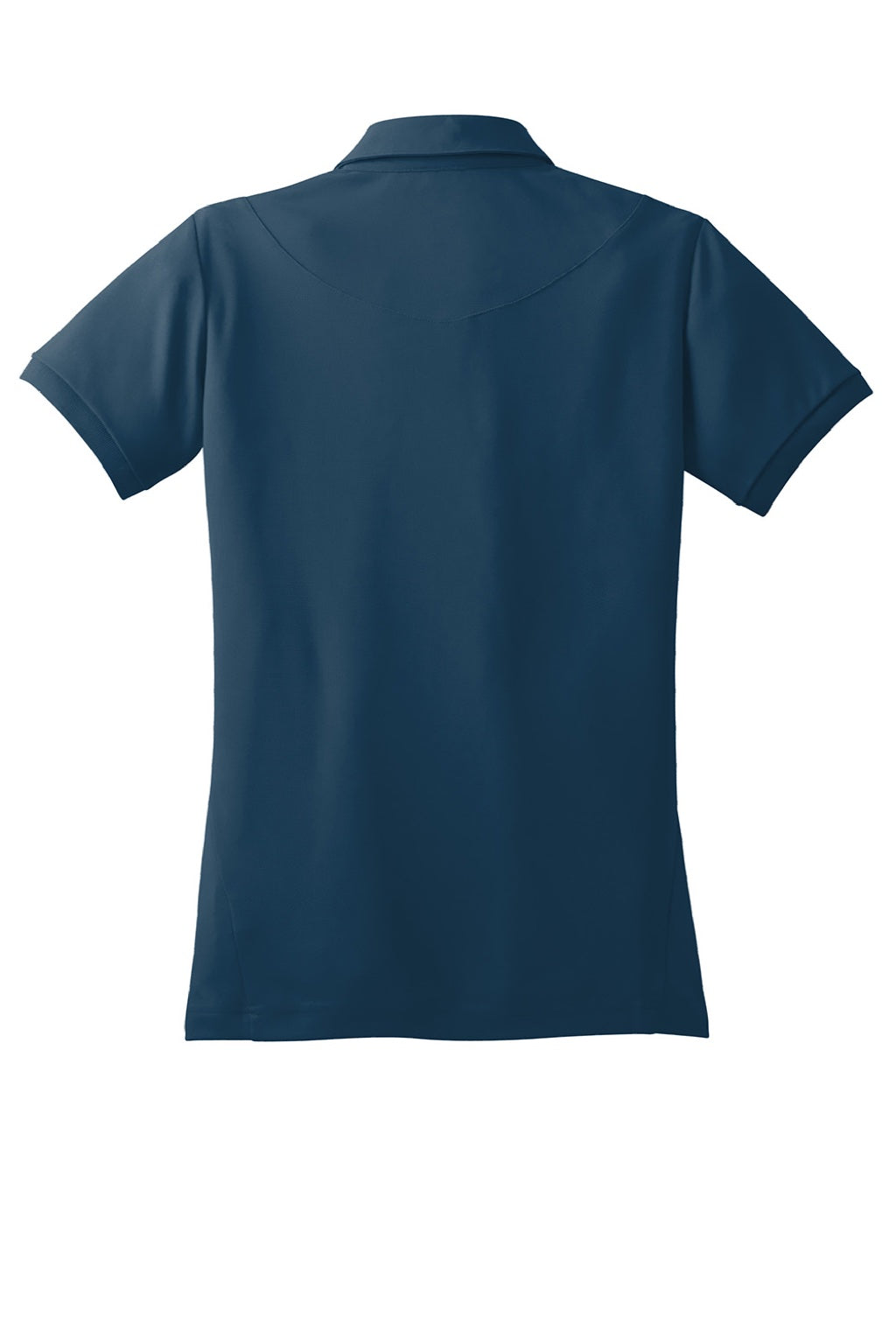 Ogio LOG101 Womens Jewel Moisture Wicking Short Sleeve Polo Shirt Spar Blue Flat Back