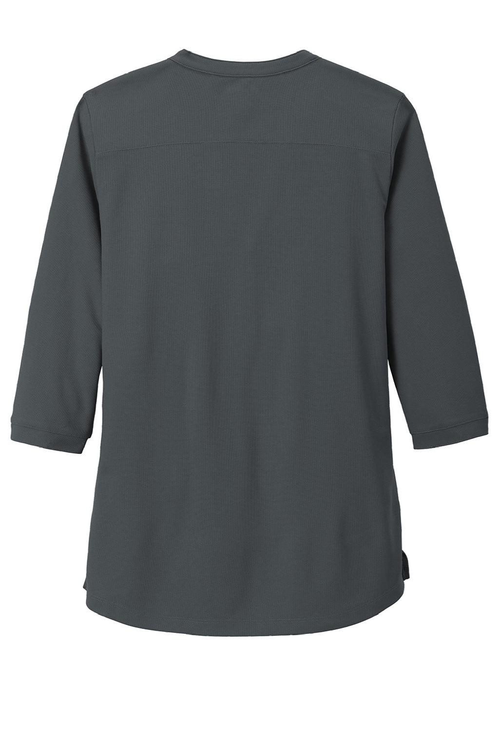 Ogio LOG104 Womens Jewel Moisture Wicking 3/4 Sleeve Polo Shirt Diesel Grey Flat Back