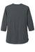 Ogio LOG104 Womens Jewel Moisture Wicking 3/4 Sleeve Polo Shirt Diesel Grey Flat Back
