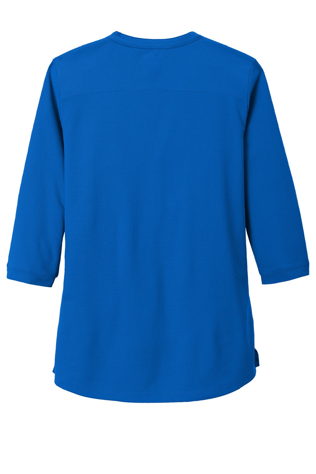 Ogio LOG104 Womens Jewel Moisture Wicking 3/4 Sleeve Polo Shirt Electric Blue Flat Back