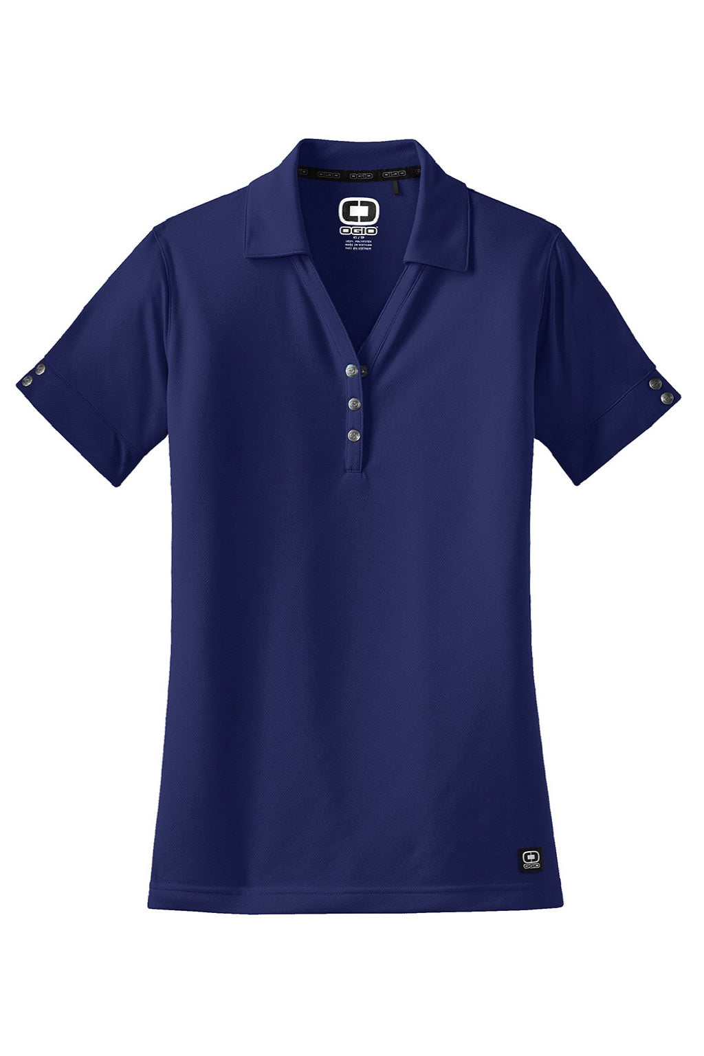 Ogio Womens Glam Moisture Wicking Short Sleeve Polo Shirt Blueprint