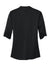 Ogio LOG111 Womens Crush Moisture Wicking 3/4 Sleeve Polo Shirt Blacktop Flat Back
