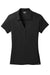 Ogio LOG125 Womens Framework Moisture Wicking Short Sleeve Polo Shirt Blacktop Flat Front