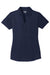 Ogio LOG126 Womens Onyx Moisture Wicking Short Sleeve Polo Shirt Navy Blue Flat Front