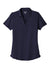 Ogio LOG138 Womens Limit Moisture Wicking Short Sleeve Polo Shirt Navy Blue Flat Front