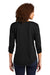 Ogio LOG141 Womens Gravitate Moisture Wicking 3/4 Sleeve Scoop Neck T-Shirt Blacktop Model Back