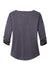 Ogio LOG141 Womens Gravitate Moisture Wicking 3/4 Sleeve Scoop Neck T-Shirt Heather Navy Blue Flat Back