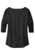 Ogio LOG148 Womens Evolution Moisture Wicking 3/4 Sleeve V-Neck T-Shirt Blacktop Flat Back