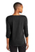 Ogio LOG148 Womens Evolution Moisture Wicking 3/4 Sleeve V-Neck T-Shirt Blacktop Model Back
