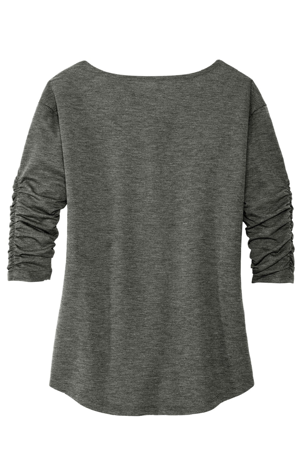 Ogio LOG148 Womens Evolution Moisture Wicking 3/4 Sleeve V-Neck T-Shirt Tarmac Grey Flat Back