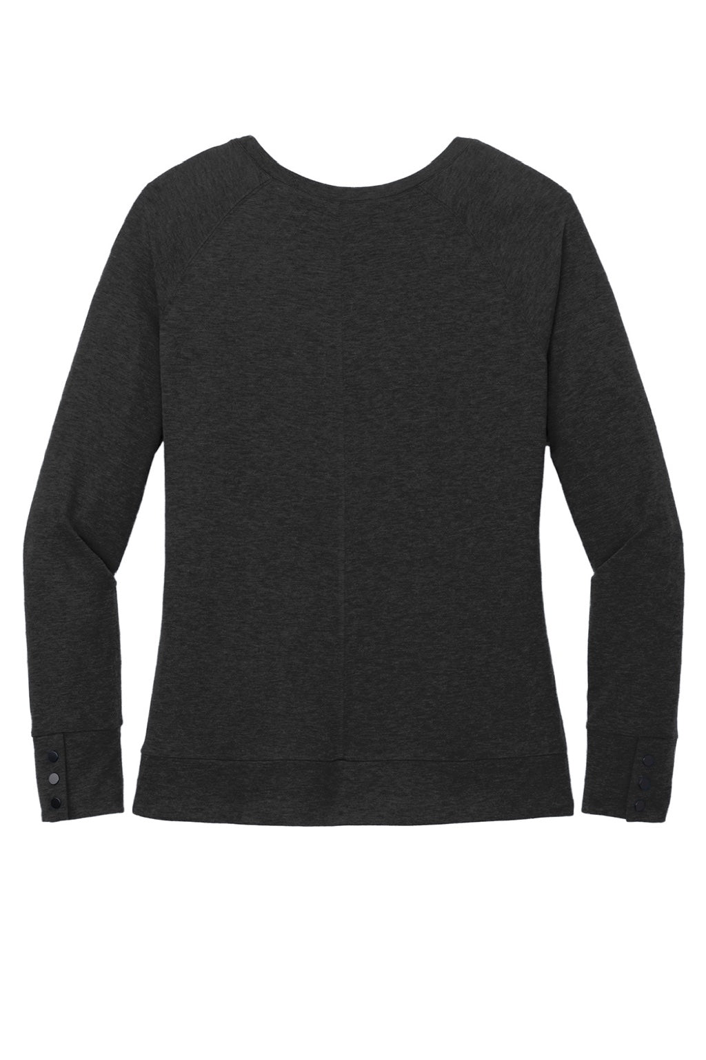 Ogio LOG150 Womens Command Long Sleeve Scoop Neck T-Shirt Blacktop Flat Back