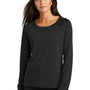 Ogio Womens Command Long Sleeve Scoop Neck T-Shirt - Blacktop