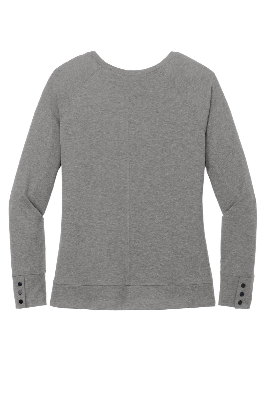Ogio LOG150 Womens Command Long Sleeve Scoop Neck T-Shirt Gear Grey Flat Back
