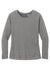 Ogio LOG150 Womens Command Long Sleeve Scoop Neck T-Shirt Gear Grey Flat Front