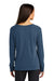 Ogio LOG150 Womens Command Long Sleeve Scoop Neck T-Shirt Spar Blue Model Back