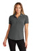Ogio LOG152 Womens Motion Moisture Wicking Short Sleeve Polo Shirt Tarmac Grey Model Front