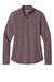 Ogio LOG172 Womens Regain 1/4 Zip Sweatshirt Ashen Plum Purple Flat Front