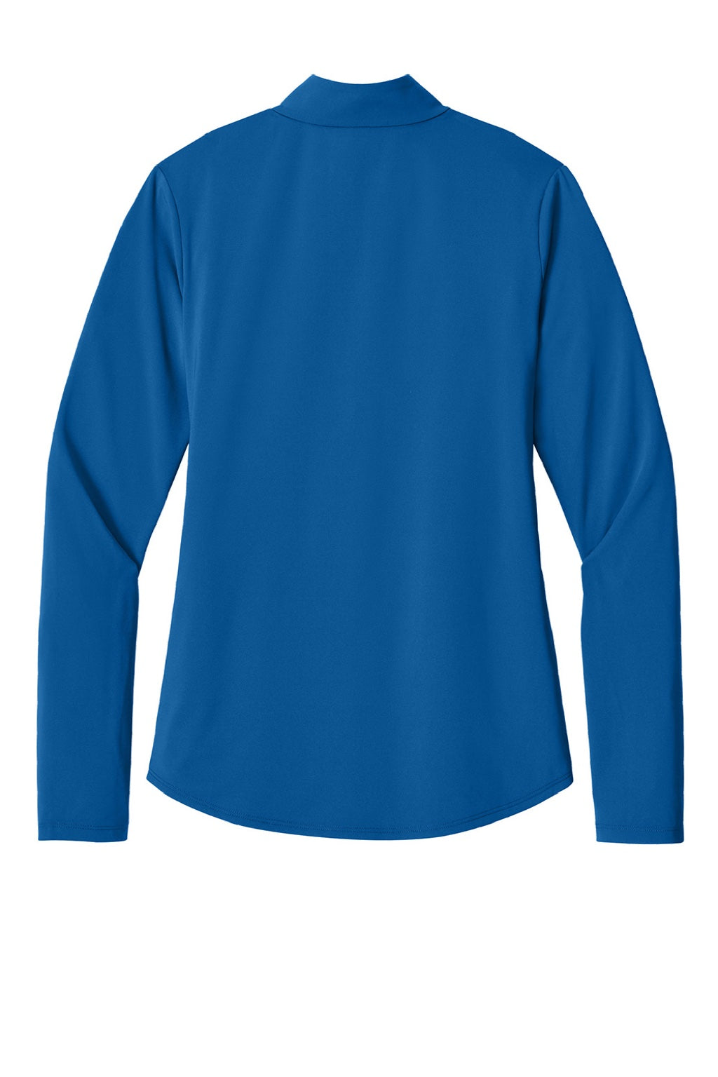 Ogio LOG172 Womens Regain 1/4 Zip Sweatshirt Cobalt Blue Flat Back