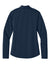 Ogio LOG172 Womens Regain 1/4 Zip Sweatshirt River Navy Blue Flat Back