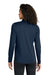 Ogio LOG172 Womens Regain 1/4 Zip Sweatshirt River Navy Blue Model Back