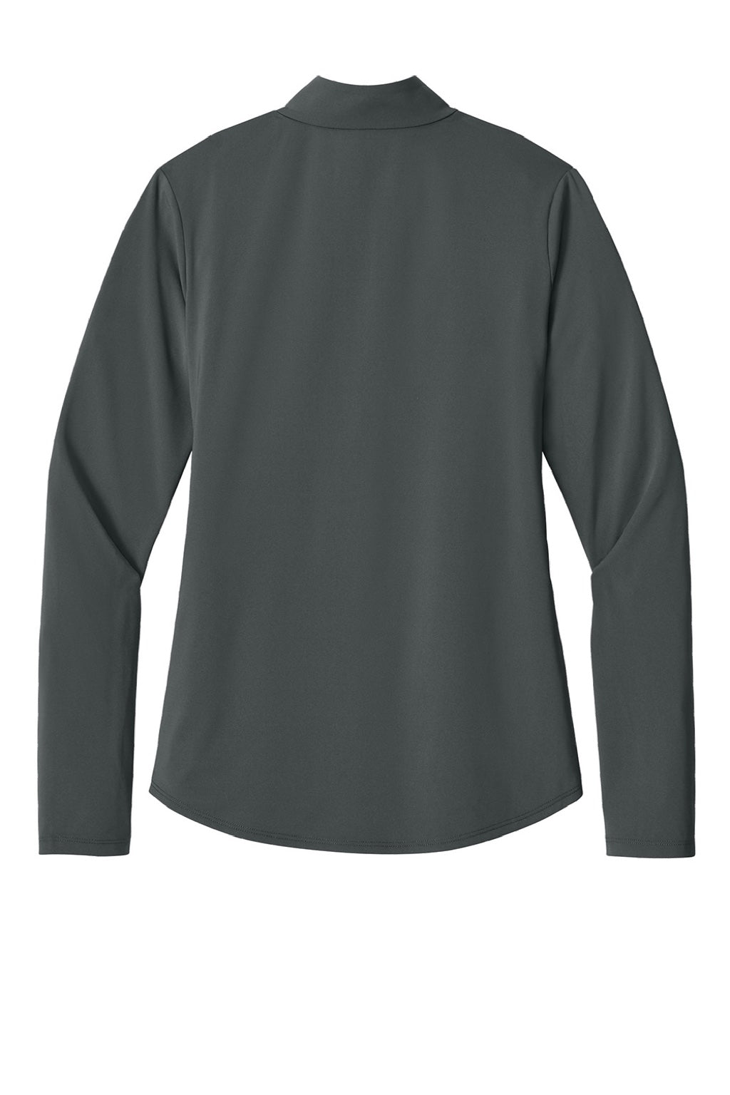 Ogio LOG172 Womens Regain 1/4 Zip Sweatshirt Tarmac Grey Flat Back