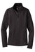 Ogio LOG727 Womens Grit Full Zip Fleece Jacket Blacktop Flat Front