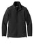 Ogio LOG740 Womens Kinetic Full Zip Soft Shell Jacket Blacktop Flat Front