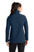Ogio LOG740 Womens Kinetic Full Zip Soft Shell Jacket River Navy Blue Model Back