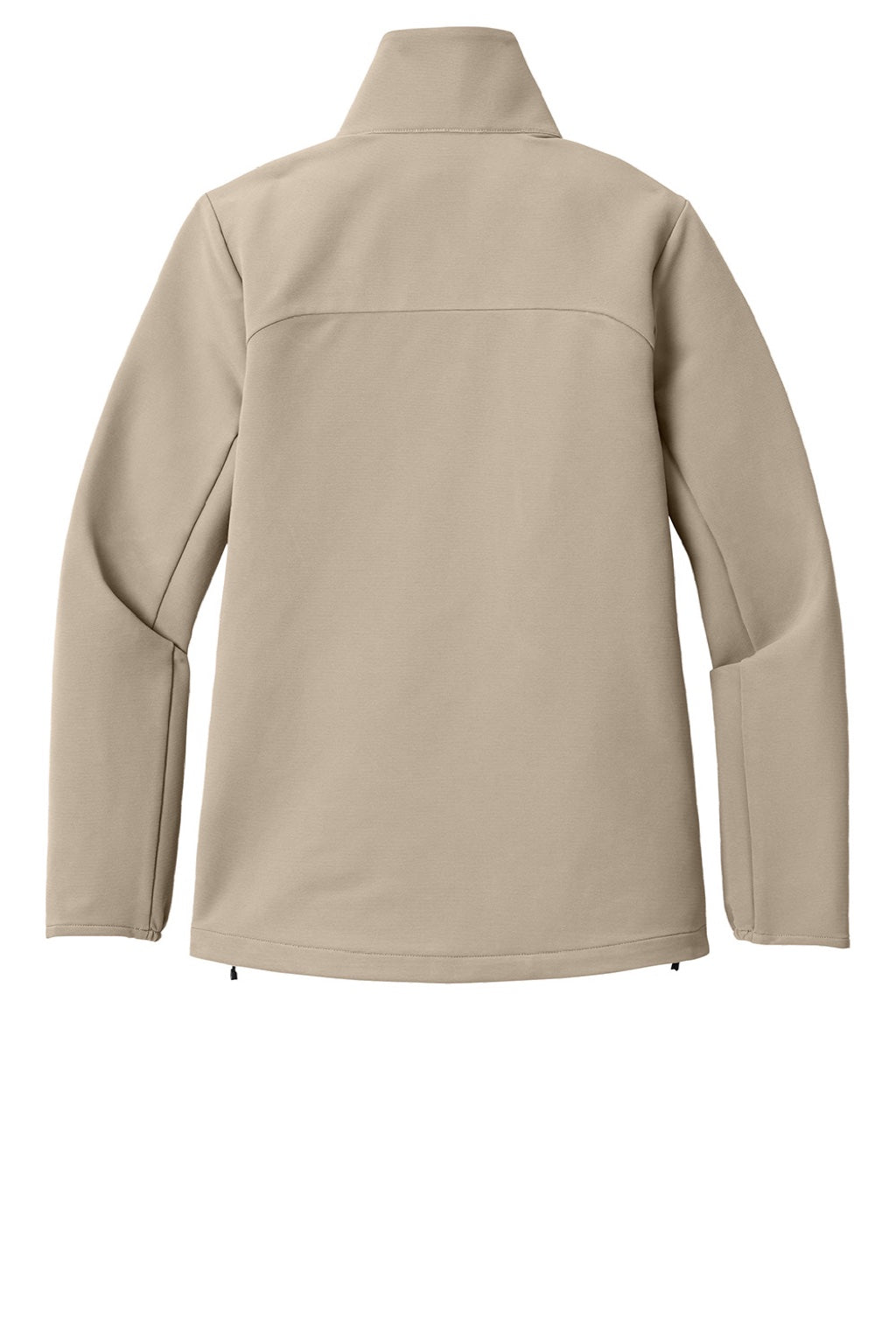 Ogio LOG740 Womens Kinetic Full Zip Soft Shell Jacket Sahara Flat Back