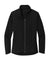 Ogio LOG755 Womens Commuter Water Resistant Full Zip Soft Shell Jacket Blacktop Flat Front