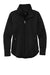 Ogio LOG812 Womens Luuma Fleece Full Zip Jacket Blacktop Flat Front