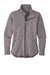 Ogio LOG812 Womens Luuma Fleece Full Zip Jacket Heather Petrol Grey Flat Front