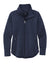 Ogio LOG812 Womens Luuma Fleece Full Zip Jacket River Navy Blue Flat Front