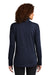 Ogio LOG812 Womens Luuma Fleece Full Zip Jacket River Navy Blue Model Back