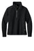 Ogio LOG814 Womens Luuma 1/4 Zip Sweatshirt Blacktop Flat Front